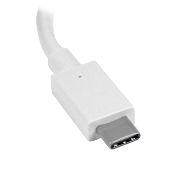 StarTech.com Adaptateur vidéo USB-C vers HDMI - Convertisseur Type-C vers HDMI - Compatible Thunderbolt 3 - 4K 30 Hz - Blanc (CDP2HDW) - Adaptateur vidéo externe - USB-C - HDMI - blanc - pour P/N: TB3DK2DPPD, TB3DK2DPPDUE, TB3DK2DPW, TB3DK2DPWUE, TB3DKDPM