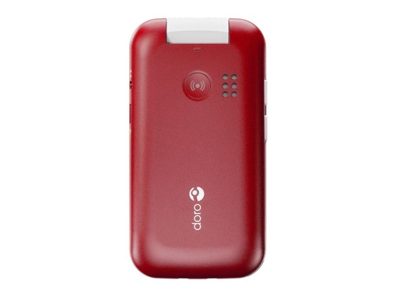DORO 2880 - 4G téléphone de service / Mémoire interne 17 Mo - microSD slot - 320 x 240 pixels - rear camera 0,3 MP - rouge/blanc
