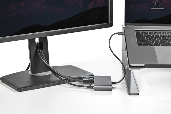 StarTech.com Mini Dock Thunderbolt 3 - Station d'Accueil TB3 à Double Écran - DisplayPort 4K 60Hz - 1x USB-A (3.2) & GbE - Câble 28cm - Adaptateur Multiport pour PC Portable - Mac/Windows (TB3DKM2DPL) - Station d'accueil - Thunderbolt 3 - 2 x DP - 1GbE