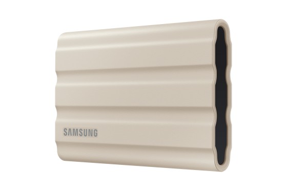 Samsung T7 Shield MU-PE1T0K - SSD - chiffré - 1 To - externe (portable) - USB 3.2 Gen 2 (USB-C connecteur) - AES 256 bits - beige