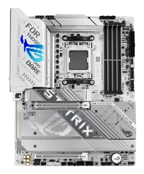 ASUS ROG STRIX X870-A GAMING WIFI - Carte-mère - ATX - Socket AM5 - AMD X870 Chipset - USB4, USB 3.2 Gen 2, USB-C 3.2 Gen2, USB 3.2 Gen 1, USB-C 3.2 Gen 2x2 - Wi-Fi 7, 2.5 Gigabit LAN, Bluetooth - carte graphique embarquée (unité centrale requise) - audio
