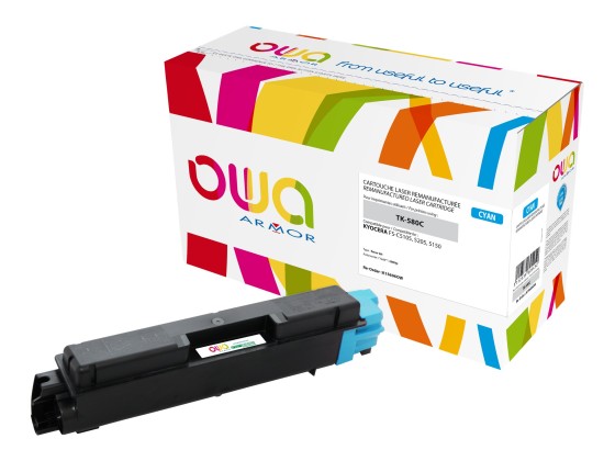 1 Toner ARMOR équiv. KYOCERA TK580C cyan