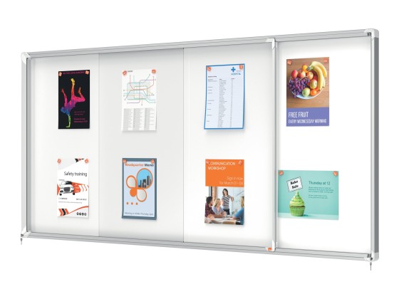 1 Vitrine d'intérieur avec  porte coulissante Premium Plus 27A4  NOBO