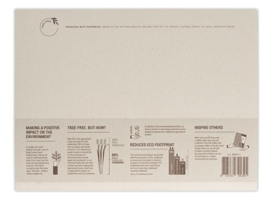 1 Lot de 10 chemises à dossier avec onglet A4 FreeTree