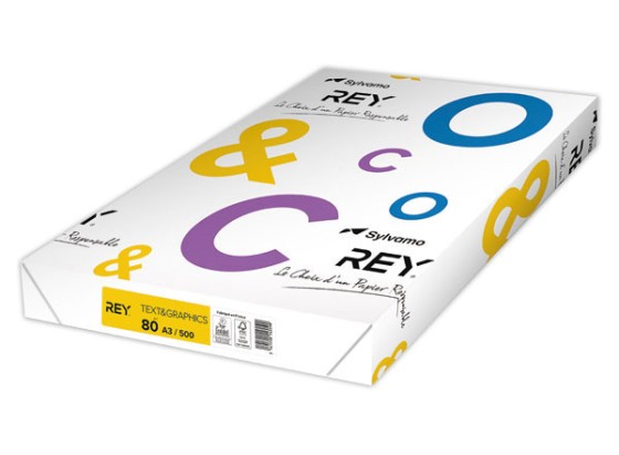 1 Ramette de 500 feuilles de papier blanc Text and Graphics  A3 80G