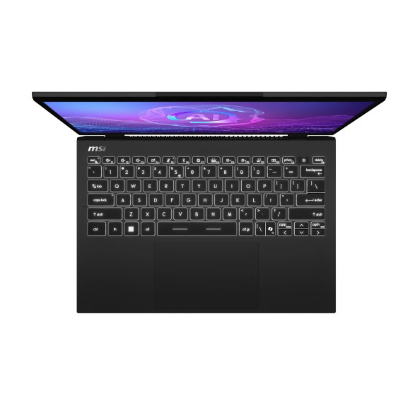MSI Prestige 13 AI+ Evo A2VMG-065FR Copilot+ PC Intel Core Ultra 9 288V Ordinateur portable 33,8 cm (13.3") 2.8K 32 Go LPDDR5x-SDRAM 1 To SSD Wi-Fi 7 (802.11be) Windows 11 Pro Gris