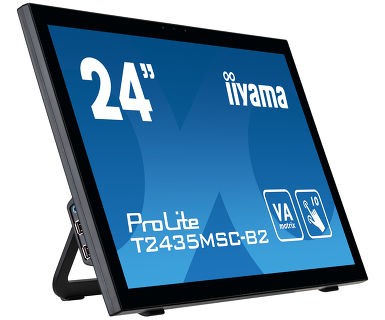 iiyama ProLite T2435MSC-B2 écran plat de PC 59,9 cm (23.6") 1920 x 1080 pixels Full HD LED Écran tactile Noir