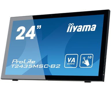 iiyama ProLite T2435MSC-B2 écran plat de PC 59,9 cm (23.6") 1920 x 1080 pixels Full HD LED Écran tactile Noir