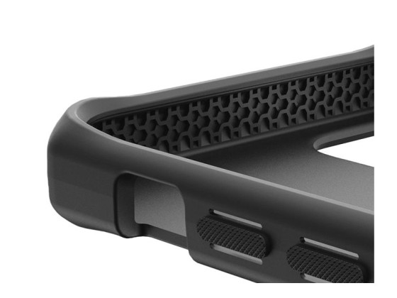 Mobilis SPECTRUM_R - Coque de protection pour téléphone portable - robuste - antimicrobien, 100 % recyclé - Impacthane - noir - pour Samsung Galaxy S24 Ultra