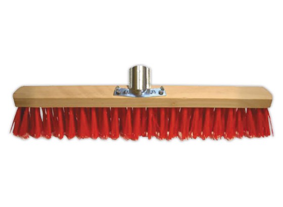 1 Balai extérieur cantonnier, fibres synthétiques - 60 cm