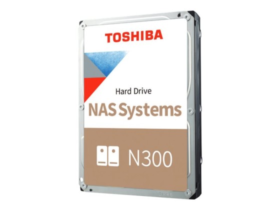 Toshiba N300 NAS MN10ADA600S - Disque dur - 6 To - interne - 3.5" - SATA 6Gb/s - 7200 tours/min - mémoire tampon : 512 Mo
