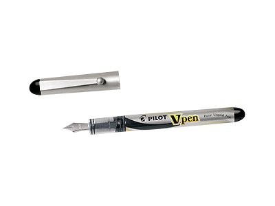 1 Etui de 6 Stylos-plumes jetables PILOT V-Pen - en pochette