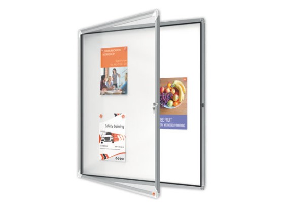 1 Vitrine d'extérieur magnétique PremiumPlus 12A4 NOBO