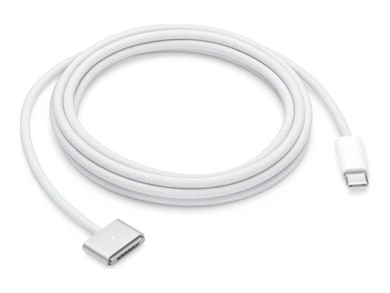 Apple - Câble d'alimentation - 24 pin USB-C (M) pour MagSafe 3 (M) magnétique - 2 m - argent