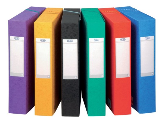 1 Boite de classement Bicolor Recyc dos 6 cm