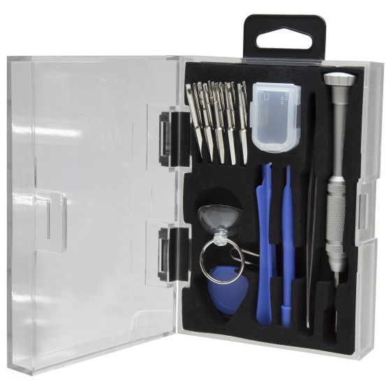 StarTech.com Kit de réparation de téléphones mobiles pour smartphones, tablettes et ordinateurs portables - Kit d'outils pour PC - Ensemble d'outil de réparation de téléphone cellulaire - 23 pièces - dans étui