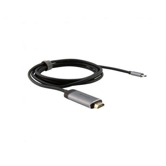 Verbatim - Câble vidéo/audio - 24 pin USB-C mâle pour HDMI mâle - 1.5 m - support 4K