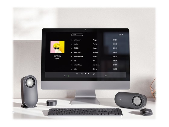 LOGITECH Z407 Bluetooth computer speakers with subwoofer and wireless control - GRAPHITE - N/A - UK