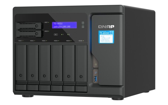 QNAP TS-855X-8G 8 Bay tower NAS Intel Atom C5125 8Go DDR4