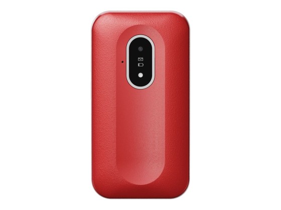 DORO Leva L20 - 4G téléphone de service - RAM 64 Mo / Mémoire interne 128 Mo - microSD slot - écran LCD (TFT) - 320 x 240 pixels (60 Hz) - rear camera 2 MP - rouge/blanc