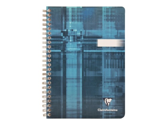 1 Cahier reliure spirale A5 180 pages ligné- couleur aléatoire