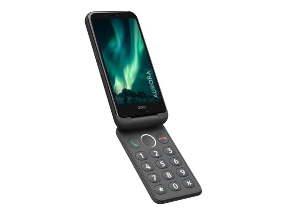 DORO Aurora A20 - 4G smartphone - double SIM - RAM 4 Go / Mémoire interne 64 Go - microSD slot - Écran LCD - 4.5" - 1280 x 720 pixels (60 Hz) - rear camera 13 MP - front camera 5 MP