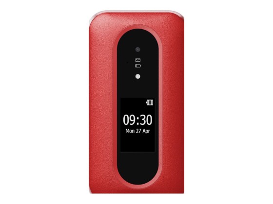 DORO Leva L30 - 4G téléphone de service - RAM 64 Mo / Mémoire interne 128 Mo - microSD slot - écran LCD (TFT) - 320 x 240 pixels (60 Hz) - rear camera 2 MP - rouge/blanc