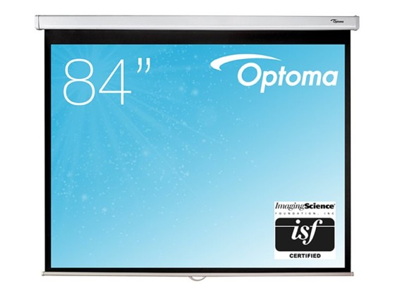 OPTOMA DS-9084PMG+ Ecran de projection Manuel 84" - 16:9 - 186 x 104,5 cm - Gain 1.0