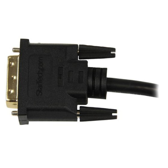 StarTech.com Câble adaptateur vidéo HDMI vers DVI-D de 20 cm - M/M (HDDVIFM8IN) - Adaptateur vidéo - HDMI femelle pour DVI-D mâle - 20.32 cm - blindé - noir - pour P/N: CDP2HDMM2MB, DP2HDMM2MB, HDDVIMM3, HDMM1MP, HDMM2MP, HDMM3MP, HDPMM50, MDP2HDMM2MB