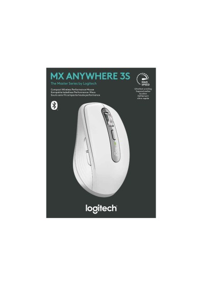 Logitech MX Anywhere 3S souris Bureau Droitier RF sans fil + Bluetooth Laser 8000 DPI