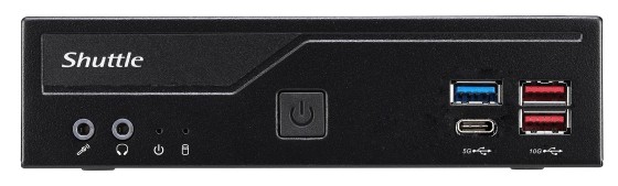 Shuttle XPC slim DH770 - Barebone - Slim-PC Socket LGA1700 - Intel H770 - pas de processeur - RAM 0 Go - Gigabit Ethernet