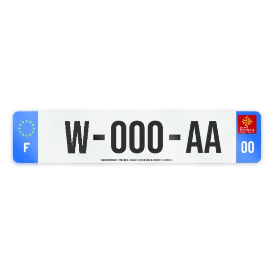 PLAQUE W GARAGE A PERSONNALISER
