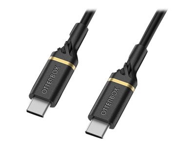 OtterBox UK Wall Charger 20W - 1X USB-C 20W USB-PD + USB C-C Cable 1m Black
