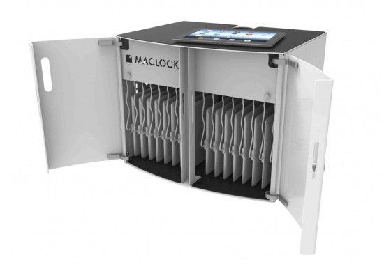 Compulocks Armoire de chargement Class mobile pour 16 Tablettes (chariots non inclus) prises - EU - Meuble de rangement - pour 16 tablettes - Taille d'écran : 13" - montable sur mur, montable sur chariot