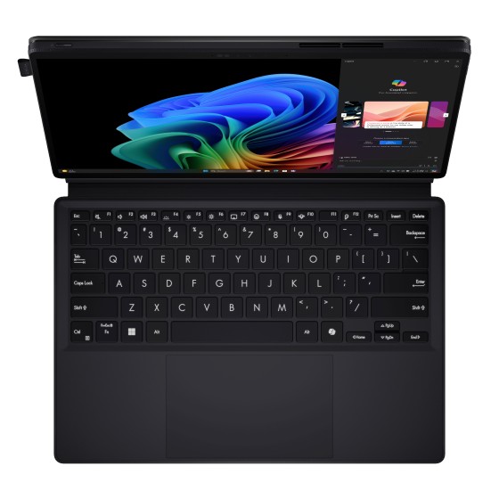 ASUS ProArt PZ13 OLED HT5306QA-LX006X - Tablette - avec clavier détachable - Snapdragon X Plus - X1P-42-100 / jusqu'à 3.4 GHz - Win 11 Pro - Qualcomm Adreno - 16 Go RAM - 1 To SSD NVMe - 13.3" OLED écran tactile 2880 x 1800 (3K) - Wi-Fi 7, Bluetooth - noi
