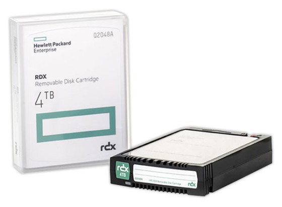 HP RDX 4TB Removable Disk Cartridge Cartouche RDX 4 To