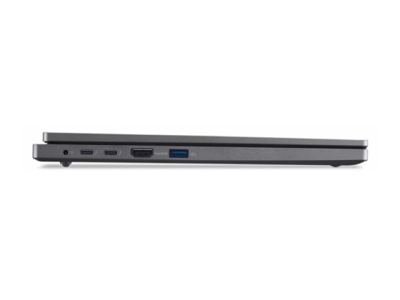 Acer TravelMate P2 14 TMP214-55-G2-TCO - Conception de charnière à 180 degrés - Intel Core 3 - 100U / jusqu'à 4.7 GHz - Win 11 Pro - Intel Graphics - 8 Go RAM - 512 Go SSD NVMe - 14" 1920 x 1200 - Gigabit Ethernet - Wi-Fi 6E, Bluetooth - gris acier - clav