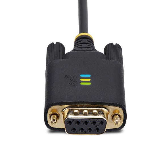 StarTech.com 6.6ft/2m USB to Null Modem Serial Adapter Cable, FTDI, RS232 - Câble USB / série - USB (M) pour DB-9 (F) - 2 m - noir