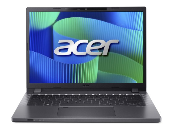 Acer TravelMate P2 14 TMP214-55-G2-TCO - Conception de charnière à 180 degrés - Intel Core 3 - 100U / jusqu'à 4.7 GHz - Win 11 Pro - Intel Graphics - 8 Go RAM - 512 Go SSD NVMe - 14" 1920 x 1200 - Gigabit Ethernet - Wi-Fi 6E, Bluetooth - gris acier - clav