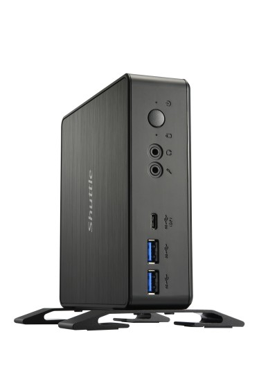 Shuttle XPC nano NC40U7 - Barebone - mini PC 1 x Core i7 1255U / jusqu'à 4.7 GHz - RAM 0 Go - UHD Graphics 620 - Gigabit Ethernet - noir