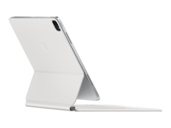 Apple Magic Keyboard - Clavier et étui - avec trackpad - rétroéclairé - Apple Smart connector - US - blanc - pour 12.9-inch iPad Pro, 13-inch iPad Air