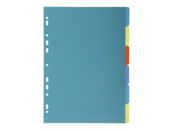 1 Jeu d'intercalaires Forever EXA PP recyclé pour format A4 - 6 touches
