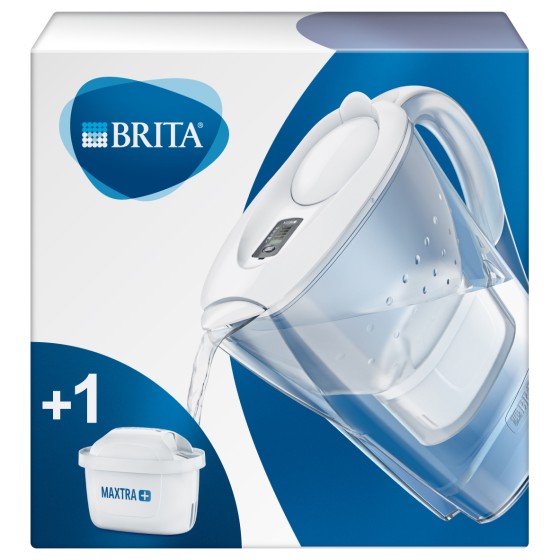 1 Carafe Brita Marella 2,4L + filtre Maxtra+ - blanc