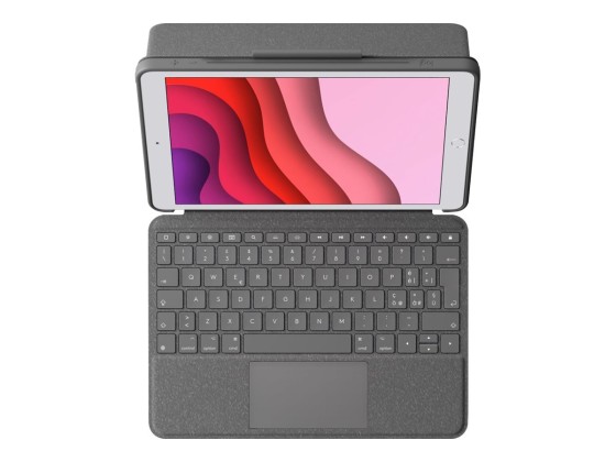 LOGITECH Combo Touch for iPad 7th & 8th generation - Graphite - Fra