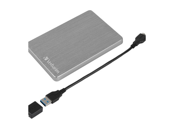 Verbatim Disque dur portable mince Store n Go ALU 1 To gris