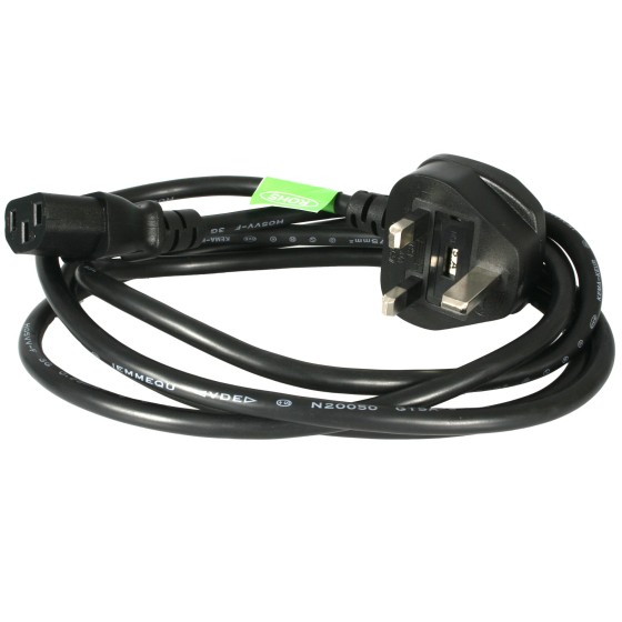 StarTech.com Câble d'Alimentation PC de 1,8m RU, 18AWG, BS 1363 à C13 - Câble d'alimentation - power IEC 60320 C13 pour BS 1363 (M) - 1.8 m - noir - pour P/N: KITBXAVHDPUK, KITBXDOCKPUK
