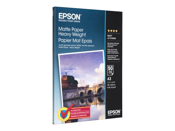 Epson Pap Mat Epais A3 (50f./167g)