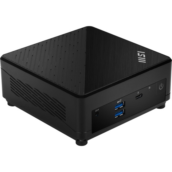 MSI Cubi 5 12M 003BEU - Barebone - mini PC 1 x Core i3 1215U - RAM 0 Go - Carte graphique Intel Iris Xe - IEEE 802.11ax (Wi-Fi 6E), Bluetooth 5.3, Gigabit Ethernet, 2.5 Gigabit Ethernet - noir