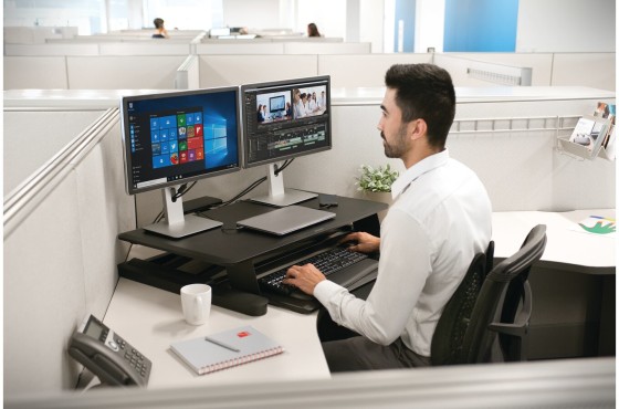 Kensington SmartFit Sit/Stand Desk - Support pour ordinateur portable