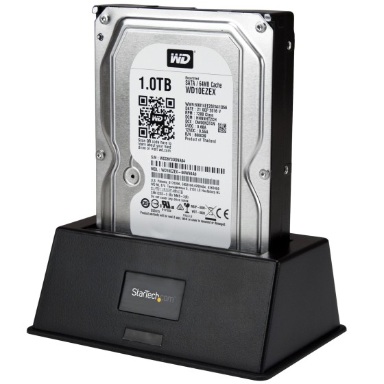 StarTech.com Station d'Accueil USB 3.0 Disque Dur / SSD SATA III 2,5" ou 3,5" avec UASP - Dock pour DD / SSD SATA 2,5" / 3,5" USB 3.0 - Contrôleur de stockage - 2.5", 3.5" - SATA 6Gb/s - USB 3.0 - pour P/N: SVA12M2NEUA, SVA12M5NA, USBDUP15, USBDUPE115, US